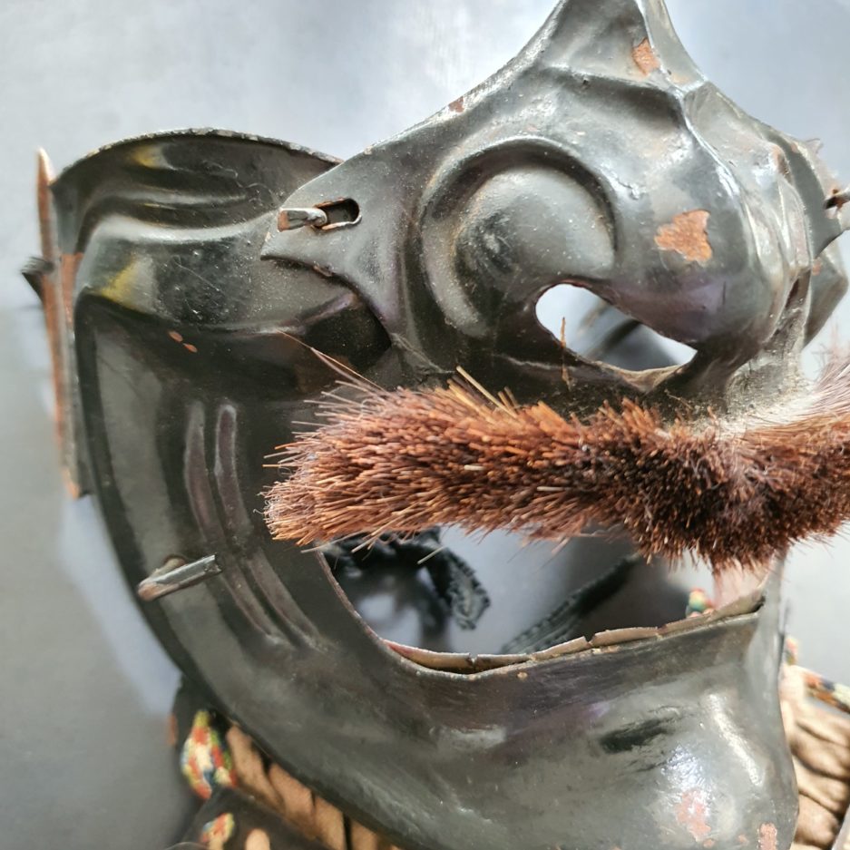 Masque menpô samourai japon
