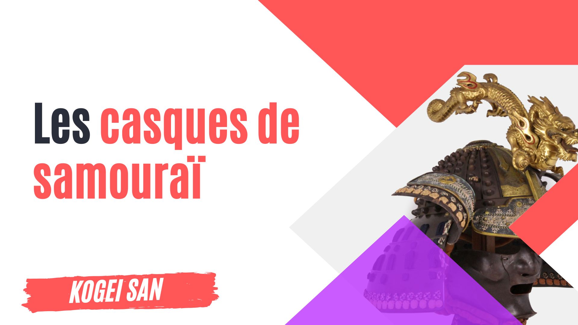 Casques samouraï kabuto